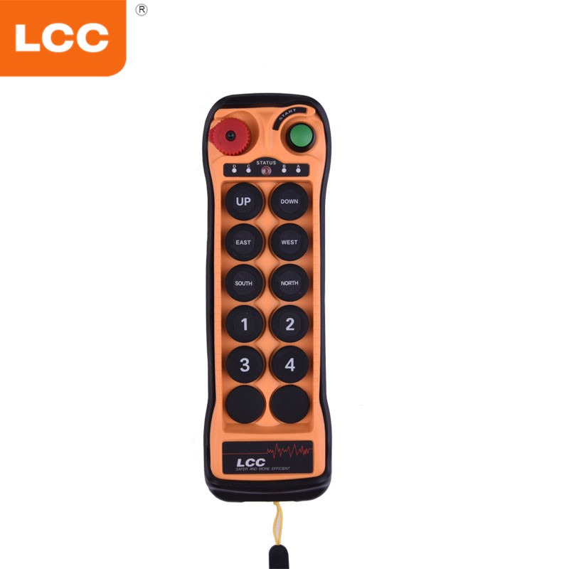 Q1010 Control remoto por radio industrial de 10 botones de bajo precio para grúa