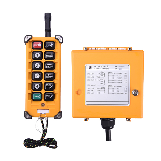 F23-A ++ Control remoto inalámbrico industrial universal por radio para grúas